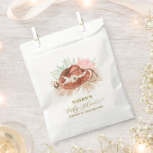 Neutral Modern Boho Cactus Cowboy Hat Baby Shower Geschenktütchen (Ausgeschnitten)