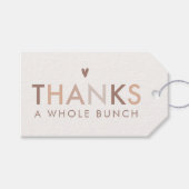 Neutral moderne Geschlechterneutralität danke Ihne Geschenkanhänger (Vorderseite (Horizontal))