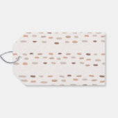 Neutral moderne Geschlechterneutralität danke Ihne Geschenkanhänger (Rückseite Horizontal)