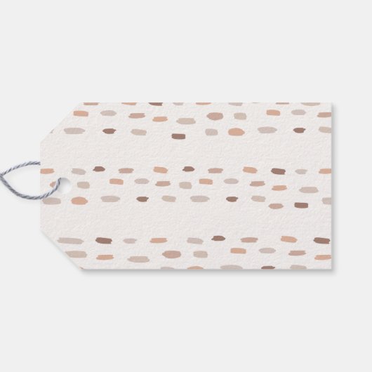 Neutral moderne Geschlechterneutralität danke Ihne Geschenkanhänger (Rückseite Horizontal)