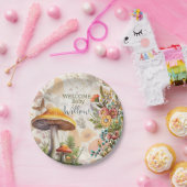 Neutral Nature Theme Dusche Teller (Party)