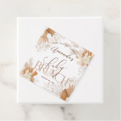 Neutral Pampas Baby Brunch Vielen Dank Geschenkanhänger (Beispiel)