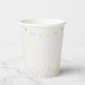 Neutral Peter das Kaninchen Erster Geburtstag Pappbecher (Rechts)