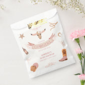 Neutral Pink Boho Wild West Cowgirl Babydusche Geschenktütchen (Versiegelt)