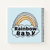 Neutral Rainbow Baby Birth Segen Birth Miracle Notizblock (Rückseite)
