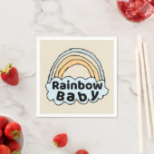 Neutral Rainbow Baby Birth Segen Birth Miracle Serviette (Beispiel)