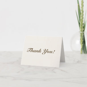 Neutral Retro Funky Disco Wedding Danke Karte