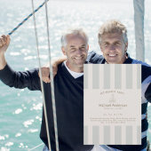 Neutral Sailboat Retirement Party  Einladung