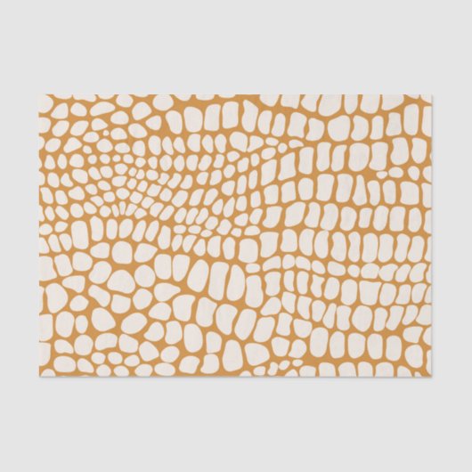 Neutral Snake Skin Print Decoupage Seidenpapier (Vorderseite)