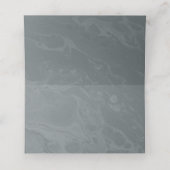 Neutral Stone Slate Marble Zelt-Platzkarte Platzkarte (Innenseite Aufgefaltet)
