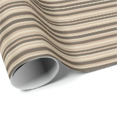 Neutral striped  geschenkpapier (Rolleneckpunkt)
