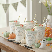 Neutral Sweet Little Pumpkin Baby Shower Pappbecher