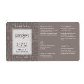 Neutral Tan Bohemian Logo 2OZ Dropper Bottle (Vorne)