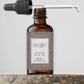 Neutral Tan Bohemian Logo 2OZ Dropper Bottle