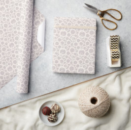 Neutral Taupe Ivory Modernes Chic Minimalistisch Geschenkpapier