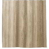 Neutral Taupe KaramellCreme Blended Lines geklaut Duschvorhang (Vorderseite)