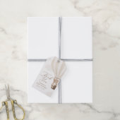 Neutral Teddy Bär Hot Air Ballon Babydusche Geschenkanhänger (Mit Garn)