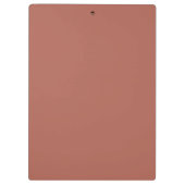 Neutral Terracotta | Ombre Stripes with Script Klemmbrett (Rückseite)