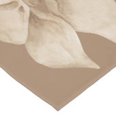 Neutral “Thanksgiving Taupe Leaves” Table Runner Großer Tischläufer (Ecke)