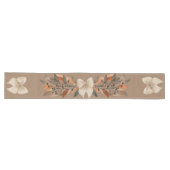Neutral “Thanksgiving Taupe Leaves” Table Runner Großer Tischläufer (Horizontal)