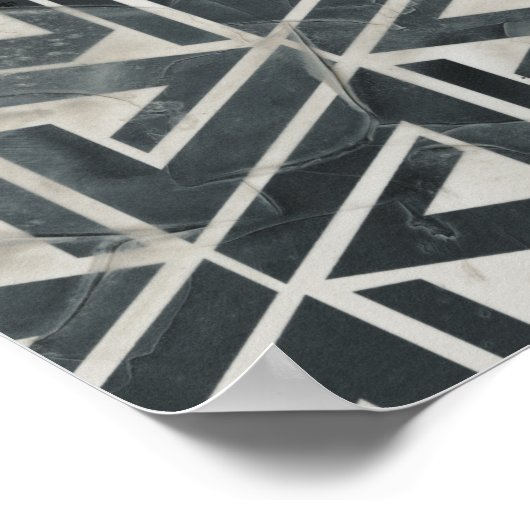 Neutral Tile Collection - Geometric Poster (Ecke)