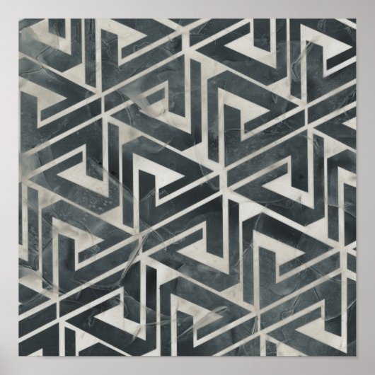 Neutral Tile Collection - Geometric Poster (Vorne)