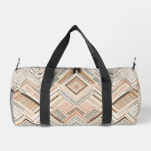 Neutral Tribal Geometric Duffle Bag (Rückseite)
