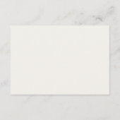 Neutral Wedding Attire Color Palette Card  Einladung (Rückseite)