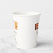 Neutral Whimsical S'more Fun Baby Shower Pappbecher (Links)