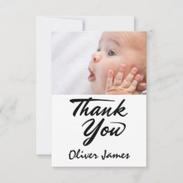 Neutral White Babydusche danke Foto