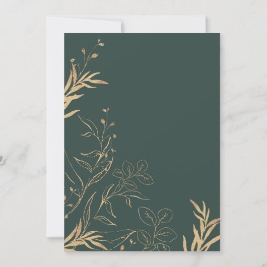 Neutral Winter Wonderland Niedliche Tiere Babydusc Dankeskarte (Rückseite)