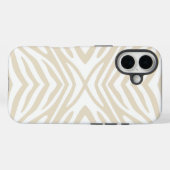 Neutral Zebra Case-Mate iPhone Hülle (Rückseite (Horizontal))