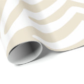 Neutral Zebra Geschenkpapier (Rolleneckpunkt)