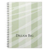 Neutral Zebra Print Notizblock (Vorderseite)