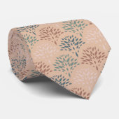 Neutralbraun Blau Grün Niedlich einfach klein Krawatte (Gerollt)