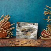 Neutrale Abstrakt-Grau-Druck | Silvia Vassileva Fotoplatte (Seite)