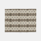 Neutrale abstrakte Musterdecke Fleecedecke (Vorderseite (Horizontal))