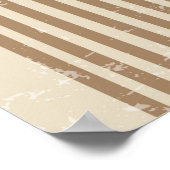 Neutrale Abstrakte Regenbogen und botanische Wall Poster (Ecke)