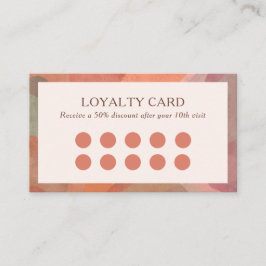 Neutrale Abstrakte Wasserfarbe Moderne Treuekarte