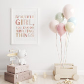 Neutrale Affirmation für Kinder Poster