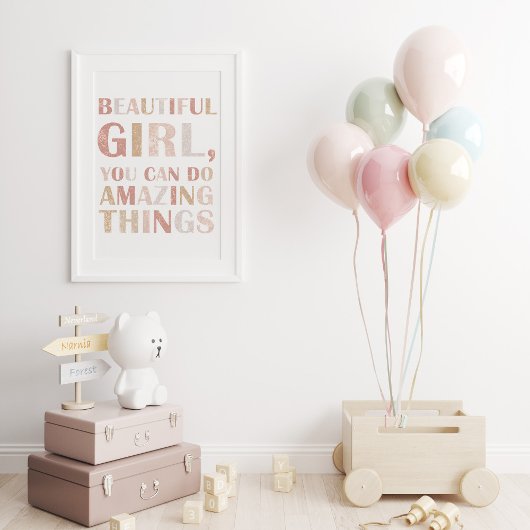 Neutrale Affirmation für Kinder Poster