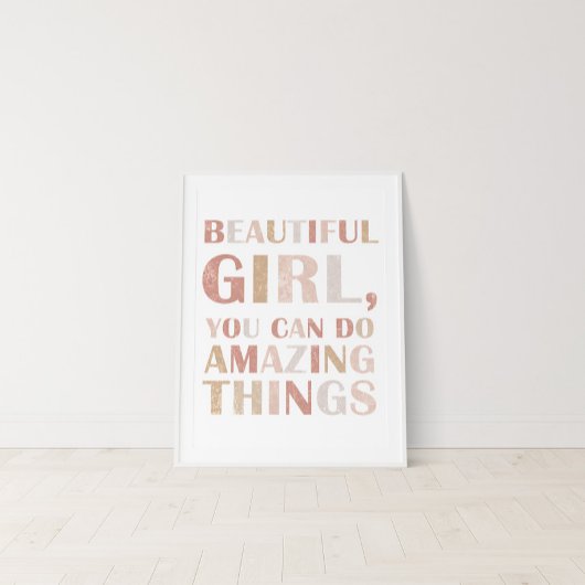 Neutrale Affirmation für Kinder Poster