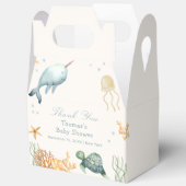 Neutrale Ahoy unter der Whale Babydusche Geschenkschachtel (Offen)