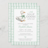 Neutrale alberne Gänsedusche Einladung (Vorne/Hinten)