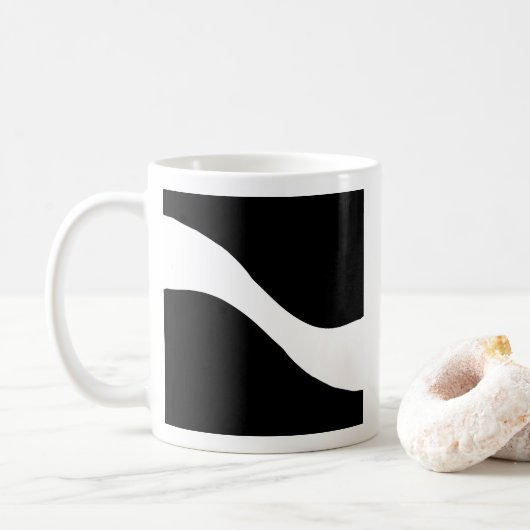 Neutrale Alltags-Tasse  Kaffeetasse (Mit Donut)