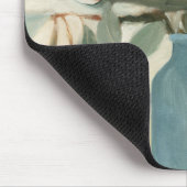 Neutrale Anordnung - gestempelte Blätter Mousepad (Ecke)