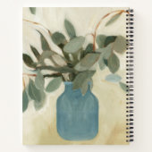 Neutrale Anordnung - gestempelte Blätter Notizblock (Rückseite)