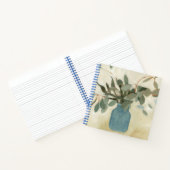 Neutrale Anordnung - gestempelte Blätter Notizblock (Innenseite)