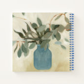 Neutrale Anordnung - gestempelte Blätter Notizblock (Rückseite)