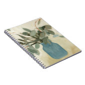 Neutrale Anordnung - gestempelte Blätter Notizblock (Rechte Seite)